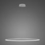 Altavola Design Ledowe okręgi LA073/P_100_in_3k_silver Závěsná lampa 1x38W/LED 3000K 2280lm IP44
