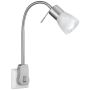 Trio LEVISTO 891010107 Zásuvková stěnová lampa 1x28w/e14 3000k 470lm ip20