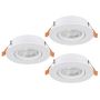 Eglo BARRANCO 902262 Zasouvací osvětlení 3x4.5W/LED 2700K, 4000K, 6500K 3X450lm ip20