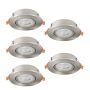 Eglo BARRANCO 902269 Zasouvací osvětlení 5x4.5W/LED 2700K, 4000K, 6500K 5X450lm ip20
