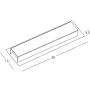 Zambelis 48V LIGHTING SYSTEM E397 Montážní prvek IP65