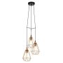 Eglo TARBES 94196 Závěsná lampa 3x60W/E27