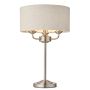 Endon HIGHCLERE 94369 Stolní lampa 3x18W/E14 IP20
