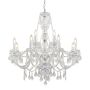 Endon CLARENCE 308-8-4CL Lustr 12x60W/E14 IP20
