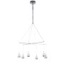 Italux TELESTO AD16024-6A CH Závěsná lampa 6x5W/LED IP20