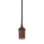 Italux ATRIUM DS-M-036 RED COPPER Závěsná lampa 1x60W/E27