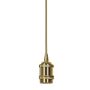 Italux CLASSO DS-M-034 GOLD Závěsná lampa 1x60W/E27