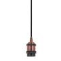 Italux CLASSO DS-M-034 RED COPPER Závěsná lampa 1x60W/E27