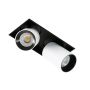 Italux NOVUM GL7119-2/12W 3000K WH+BL Zasouvací osvětlení 1x12W/LED 1640LM IP20
