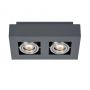 Italux CASEMIRO IT8002S2-BK/AL Nástěnné osvětlení 2x50W/GU10