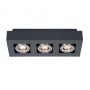 Italux CASEMIRO IT8002S3-BK/AL Nástěnné osvětlení 3x50W/GU10