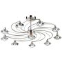 Dar Lighting LUTHER LUT2346 Stropní lampa 10x40W/G9