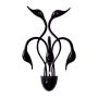 Italux SWAN MB8098-5A BLACK Nástěnná lampa 5x20W/G4 IP20