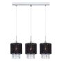 Italux ASTRA MDM1953-3 BK Závěsná lampa 3x40W/E14