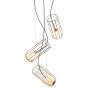 Italux COCO MDM-3941/3 GD Závěsná lampa 3x25W/G9 IP20