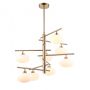 Italux FIORENZO MDM3661-8 BRO+W Lustr 8x25W/G9