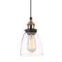 Italux FRANCIS MDM-2563/1 GD+CL Závěsná lampa 1x40W/E27