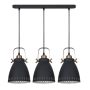 Italux FRANKLIN MD-HN8026S-3-B+RC Závěsná lampa 3x60W/E27