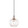Italux GERVAIS MDM-3344/1 BK+COP Závěsná lampa 1x40W/E27