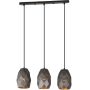 Italux HARLEY MDM-3480/3 GR+GD Závěsná lampa 3x40W/E27 IP20
