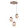 Italux HARLEY MDM-3480/3A GD Závěsná lampa 3x40W/E27