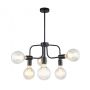 Italux KRISTY MDM-3678/6 BK Lustr 6x60W/E27