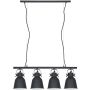Italux LAVARE MD-HN82608-4-BK+WH Závěsná lampa 4x40W/E27 IP20