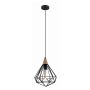 Italux MAELLE MDM-2591/1S BK Závěsná lampa 1x60W/E27
