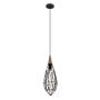 Italux MAELLE MDM-2595/1S BK Závěsná lampa 1x40W/E14