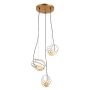 Italux MELISA MDM-3942/3 GD Závěsná lampa 3x25W/G9 IP20