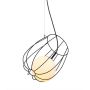 Italux MELISA MDM-3943/1 BK Závěsná lampa 1x40W/E27 IP20