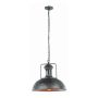 Italux NADIA MDM-2647/1 GR+BK Závěsná lampa 1x60W/E27 IP20
