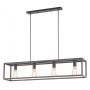 Italux SIGALO MD-BR4366-D4 GR Závěsná lampa 4x60W/E27