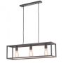 Italux SIGALO MD-BR4367-D3 GR Závěsná lampa 3x60W/E27