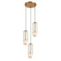 Italux SIMON MDM-3938/3 GD Závěsná lampa 1x25W/G9 IP20