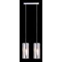 Italux TRIPLET MDM1575/2CR Závěsná lampa 2x60W/E27
