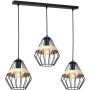 Milagro CLIFF BLACK MLP5525 Závěsná lampa 3x60W/E27 IP20