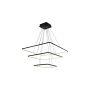Milagro NIX BLACK ML519 Závěsná lampa 3x117W/LED 8190LM