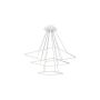 Milagro NIX WHITE ML515 Závěsná lampa 3x117W/LED 8190LM