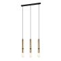Italux TORLA PEN-5041-3-BKBR Závěsná lampa 3x40W/E27