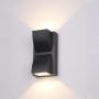 Italux EDGAR PL-437B Nástěnná lampa 2x6W/LED 120LM IP54