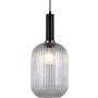 Italux ANTIOLA PND-5588-1L-BK+CL Závěsná lampa 1x40W/E27 IP20