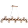 Italux CABELLA PND-5252-A-25-GD-CGN Závěsná lampa 25x28W/G9 IP20