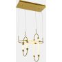 Italux DEGAL PND-43612-3 Závěsná lampa 6x58,3W/LED 3000K 4671LM IP20