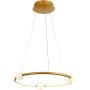 Italux LOZANNA PND-20112035-1A-GD Závěsná lampa 3+1x36W/LED 3000K 2100LM IP20