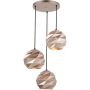 Italux PALERMO PND-2424-3S-GD Závěsná lampa 3x40W/E27 IP20