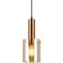 Italux SARDO PND-5581-1-BRO+AMB Závěsná lampa 1x40W/E27 IP20