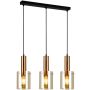 Italux SARDO PND-5581-3-BRO+AM Závěsná lampa 3x40W/E27 IP20