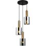 Italux SARDO PND-5581-3A-BRO+SG Závěsná lampa 3x40W/E27 IP20