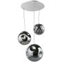 Italux SIMAO PND-3693-3-CH+SMK Závěsná lampa 3x60W/E27 IP20